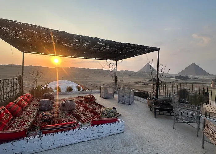 A Room In A Horse Farm With Pyramid View From Terraces